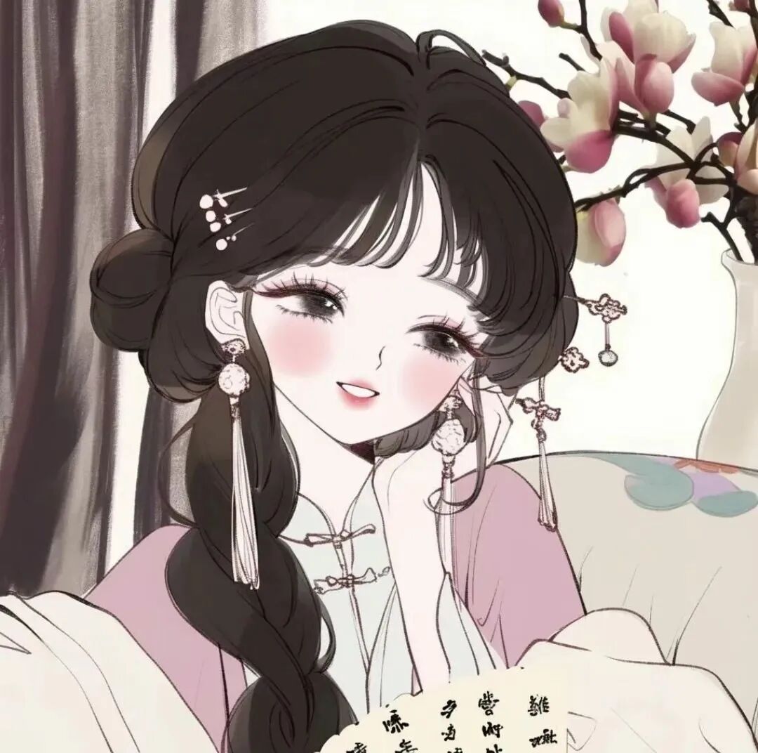 xinzhmgkqdazi新中式二人闺蜜头像动漫闺蜜头像
