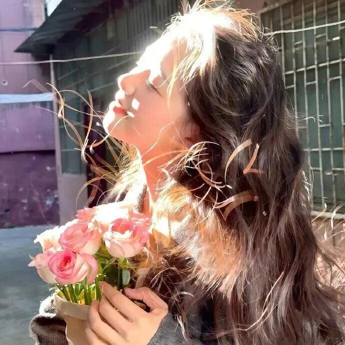 huadunbchyejvtdboluo鲜花三人闺蜜头像真人闺蜜头像