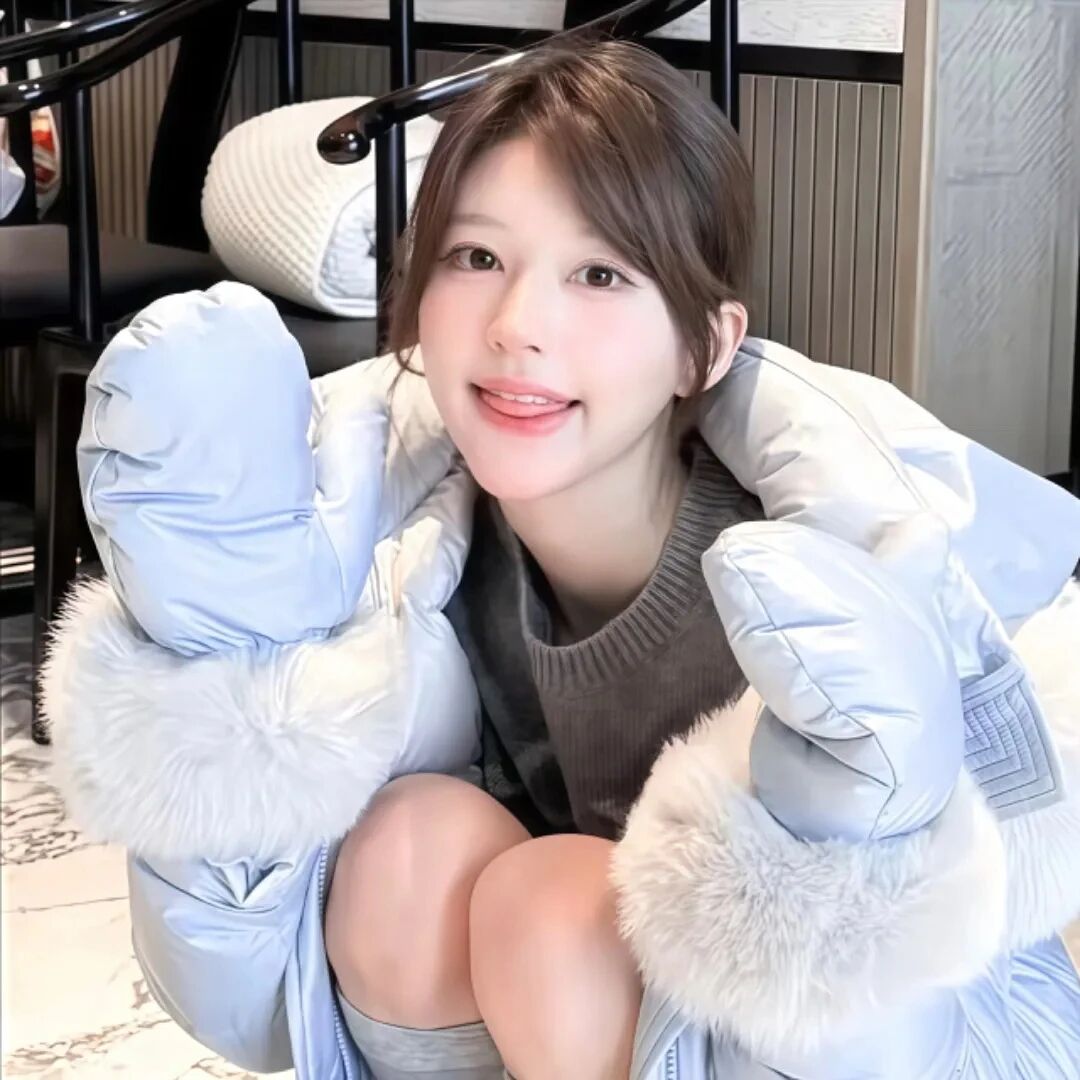 蹲着冬天赵露思爱豆女生头像