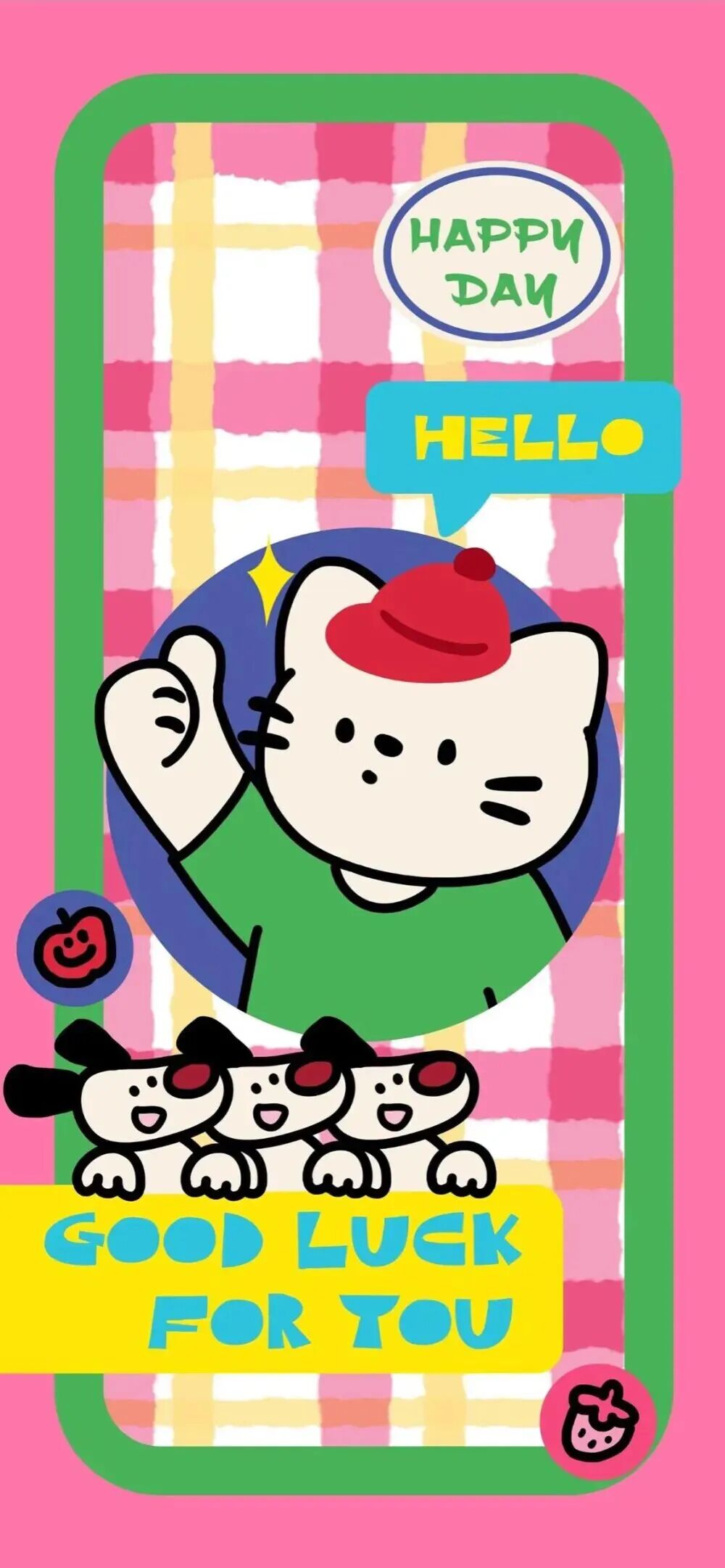可爱三丽鸥kt猫插画壁纸