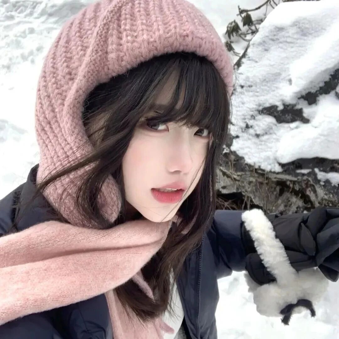 冬天甜妹女生头像