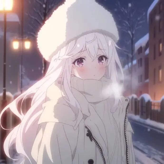 孤独感冬天动漫头像女