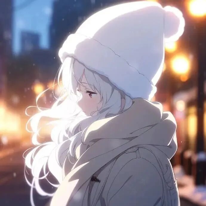 孤独感冬天动漫头像女