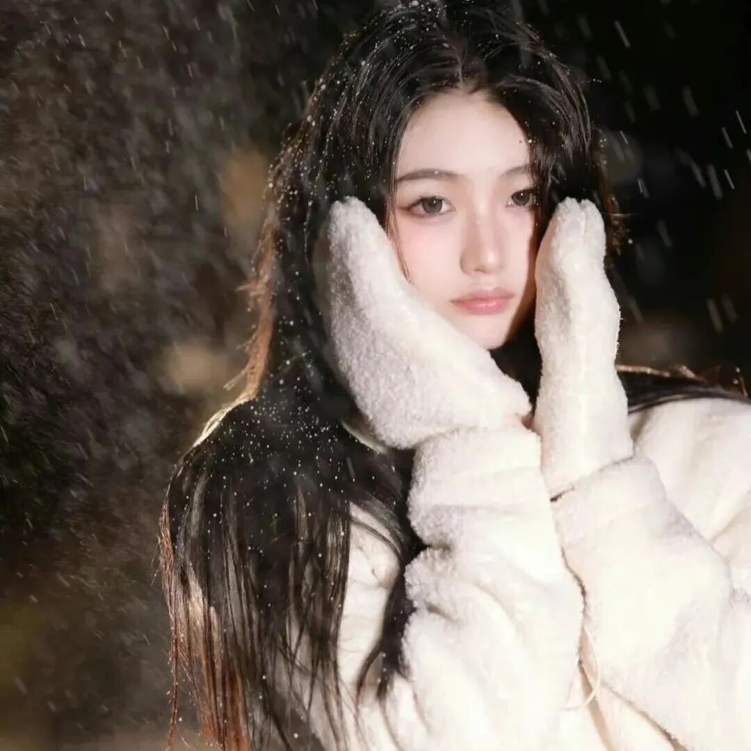 冬天氛围感女生头像