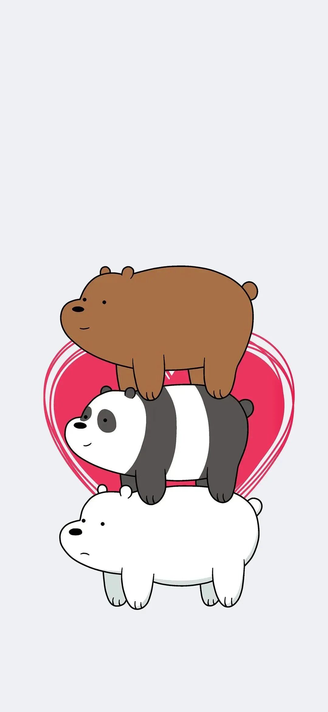 可爱咱们裸熊卡通壁纸