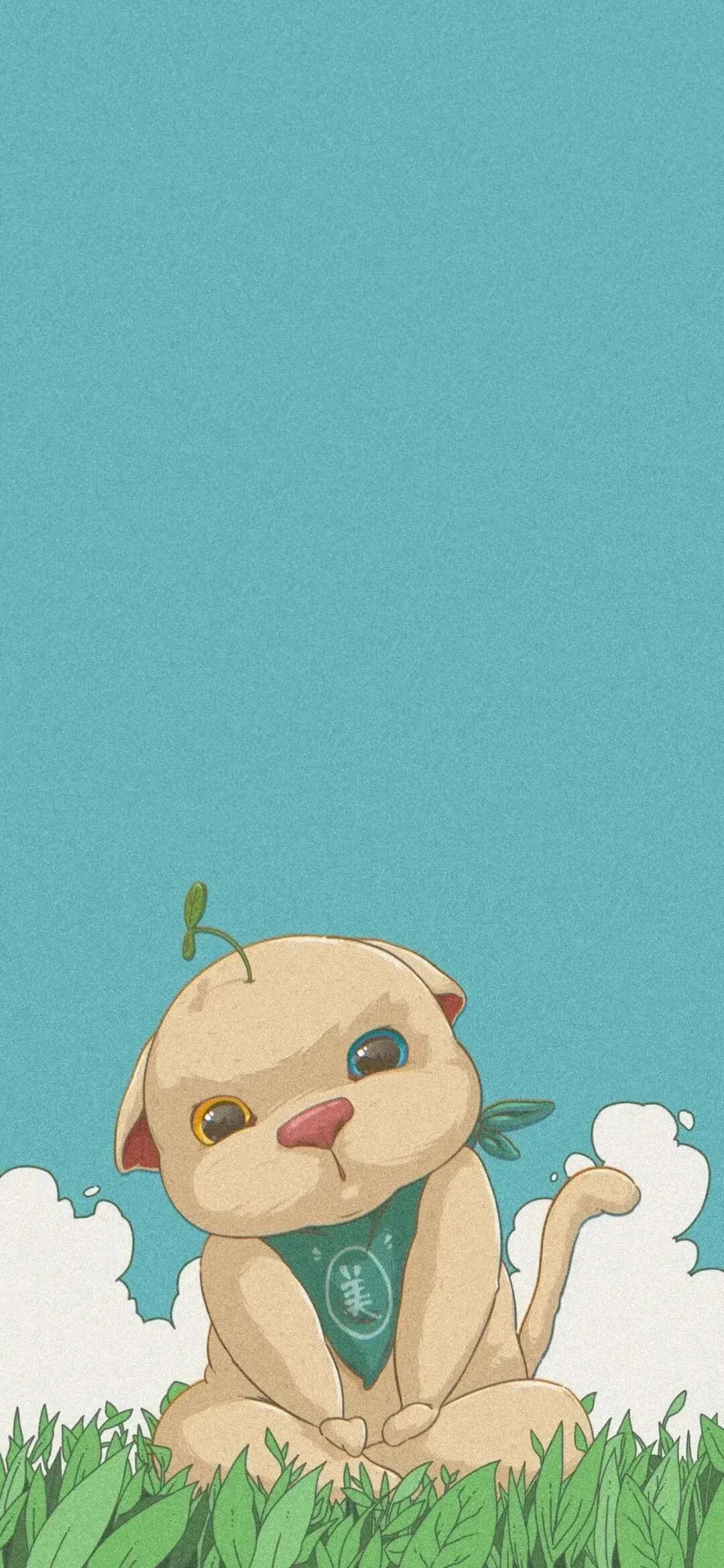 可爱狗狗插画壁纸