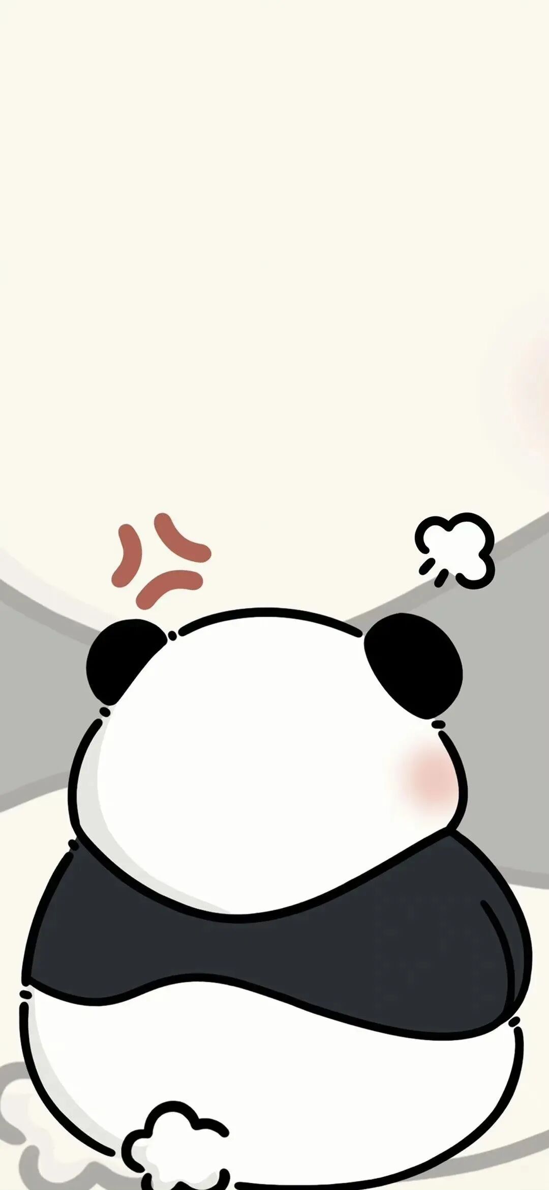可爱熊猫插画壁纸