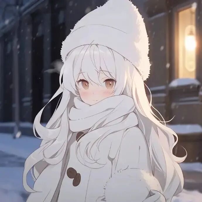 孤独感冬天动漫头像女