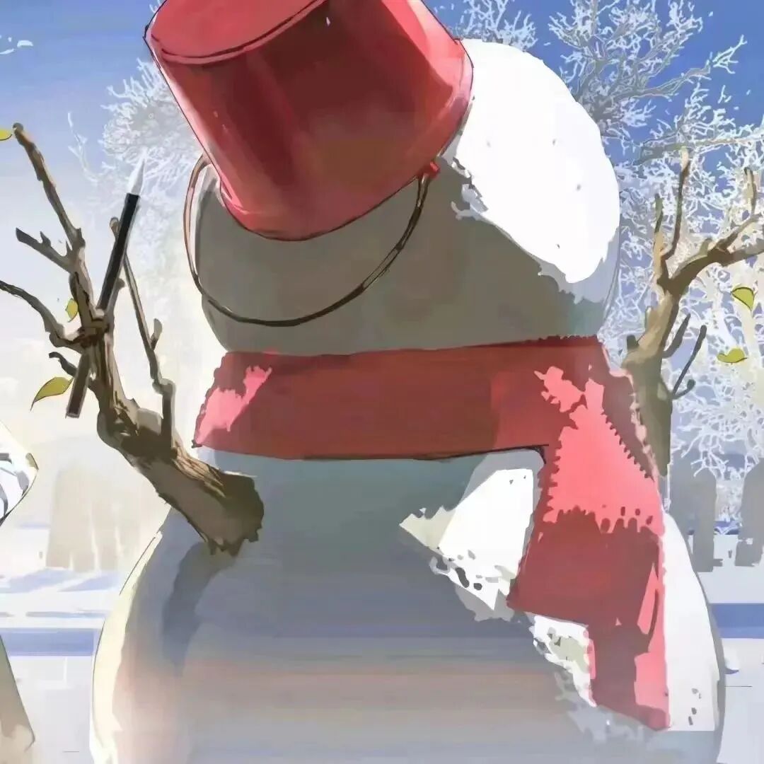 duixuedxbsrknbvaiqing冬天堆雪人对象不是人动漫情侣头像