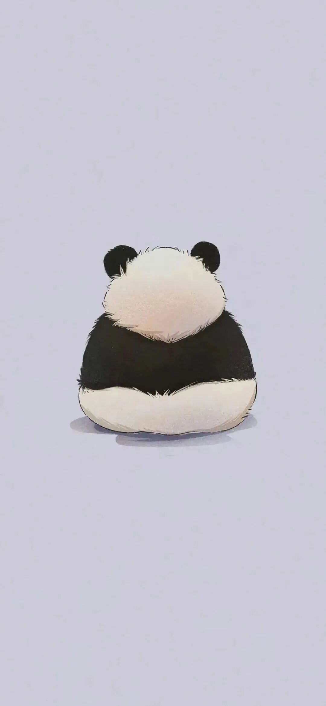 可爱熊猫插画壁纸