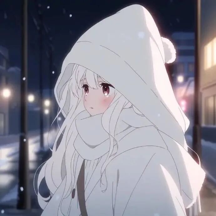 孤独感冬天动漫头像女