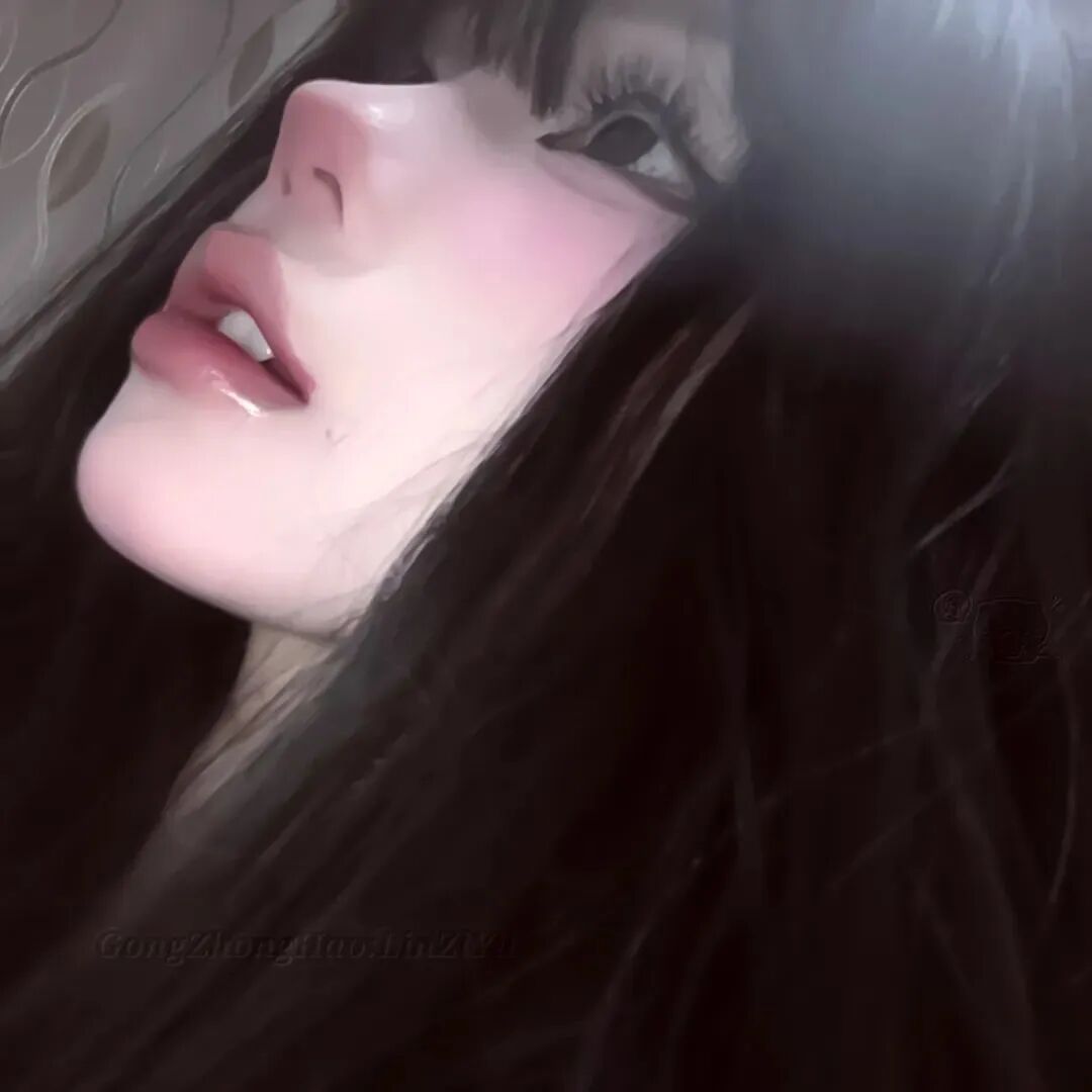 少萝侧脸女生头像