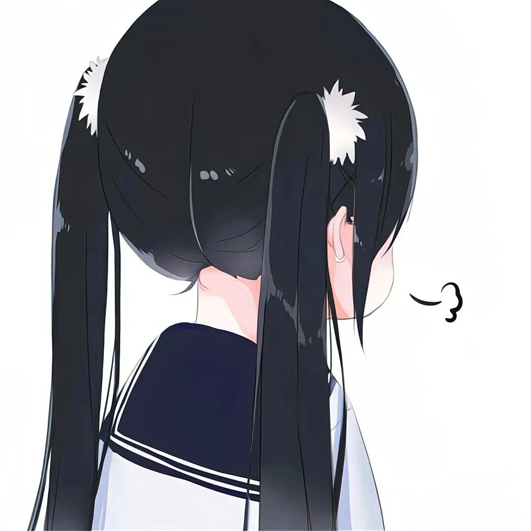 学院风呆萌动漫头像女