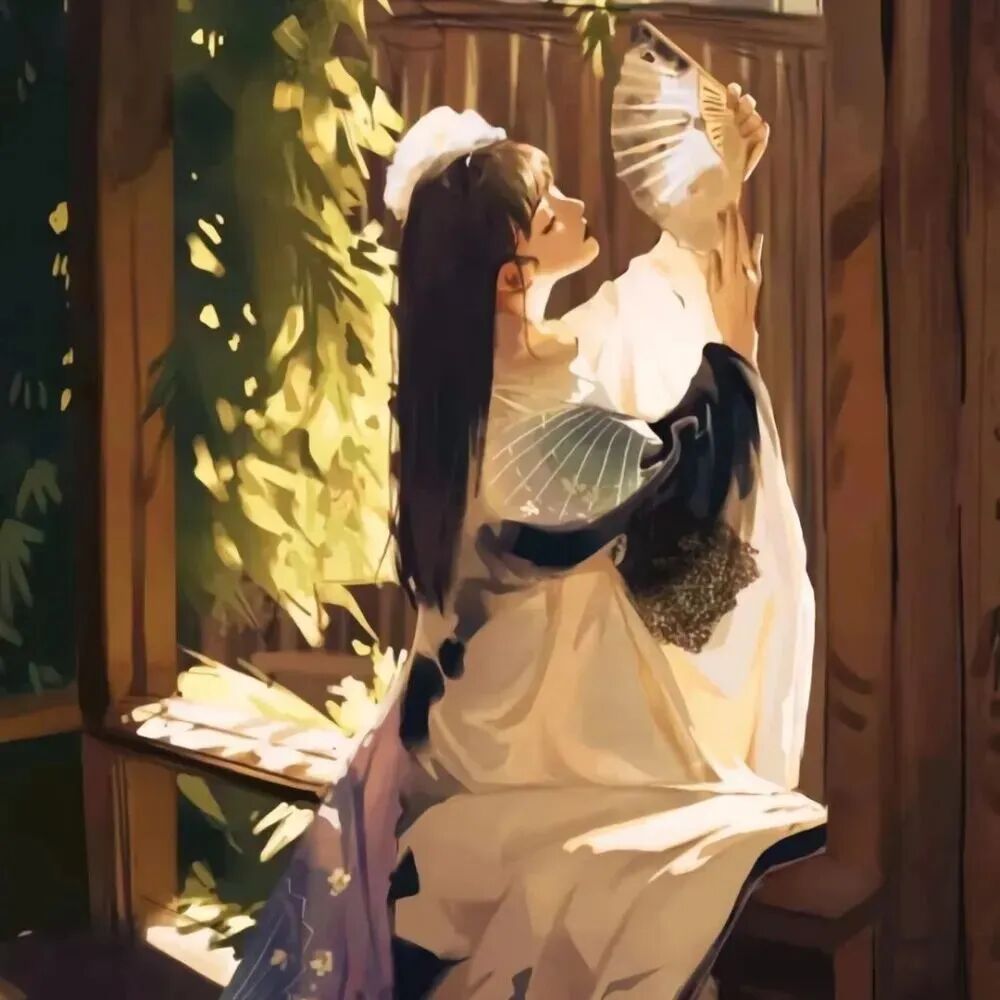 唯美动漫头像女