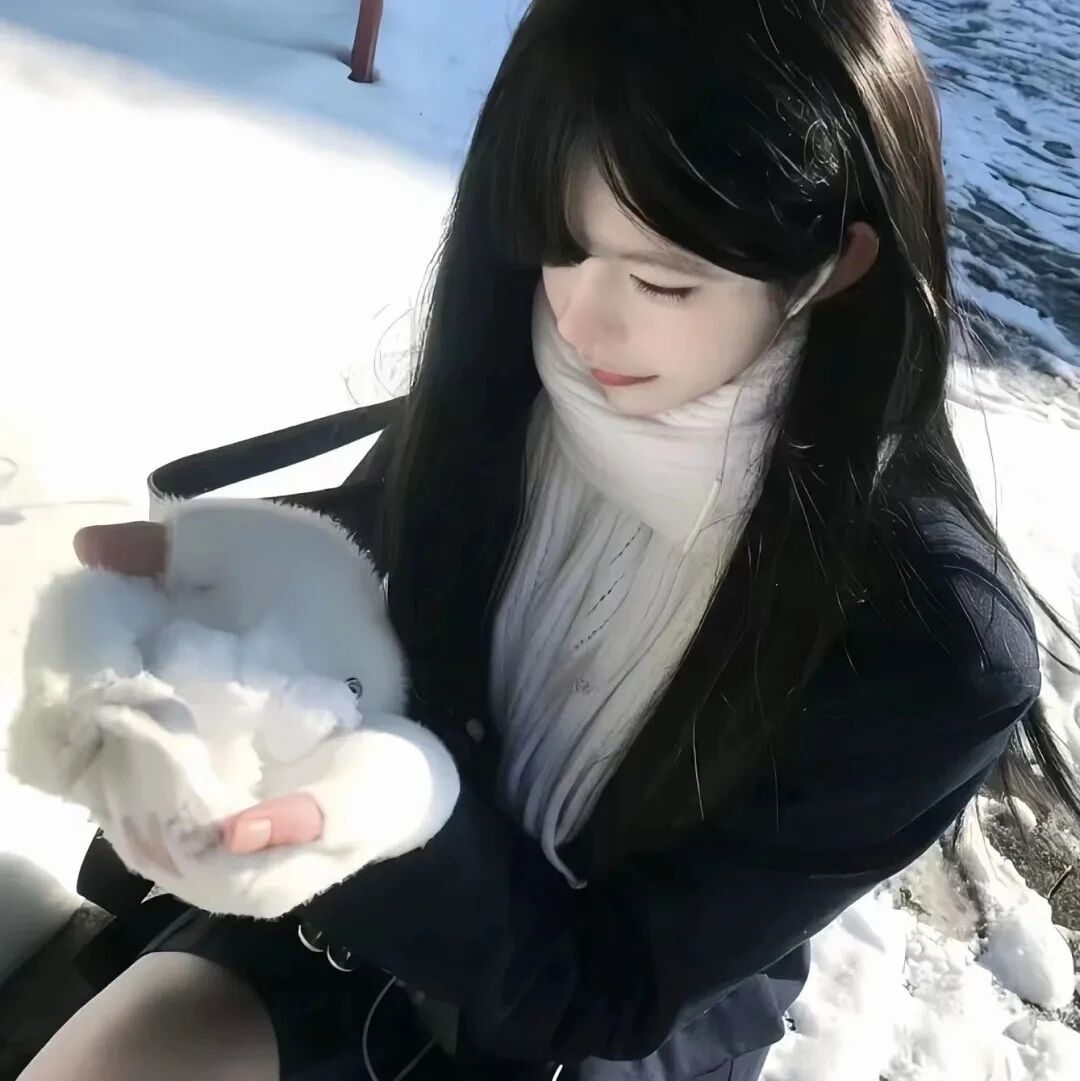 冬天甜妹女生头像