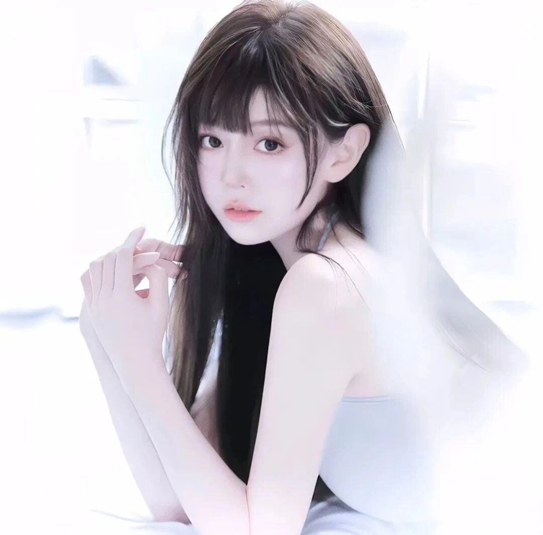 光感温柔女生头像