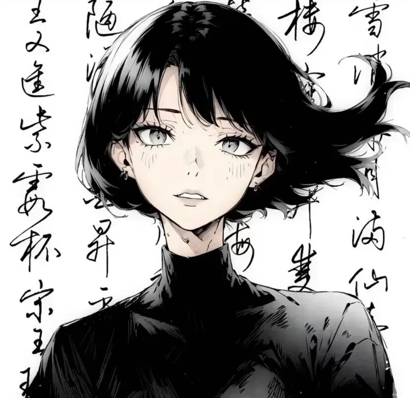 新中式动漫头像女