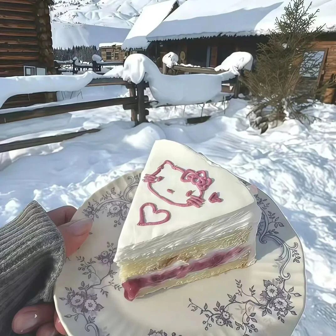 下雪背景图