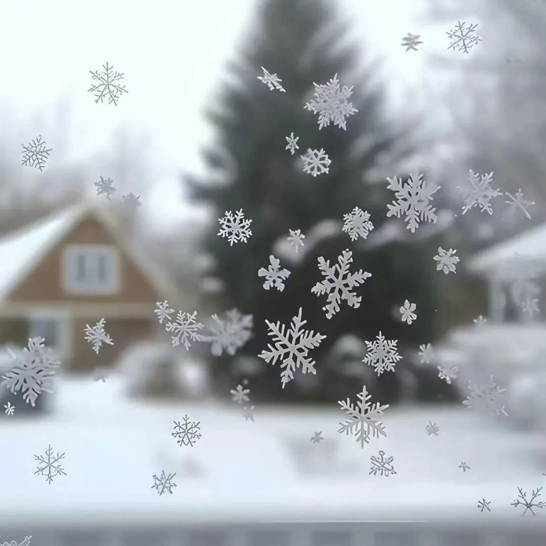 下雪背景图