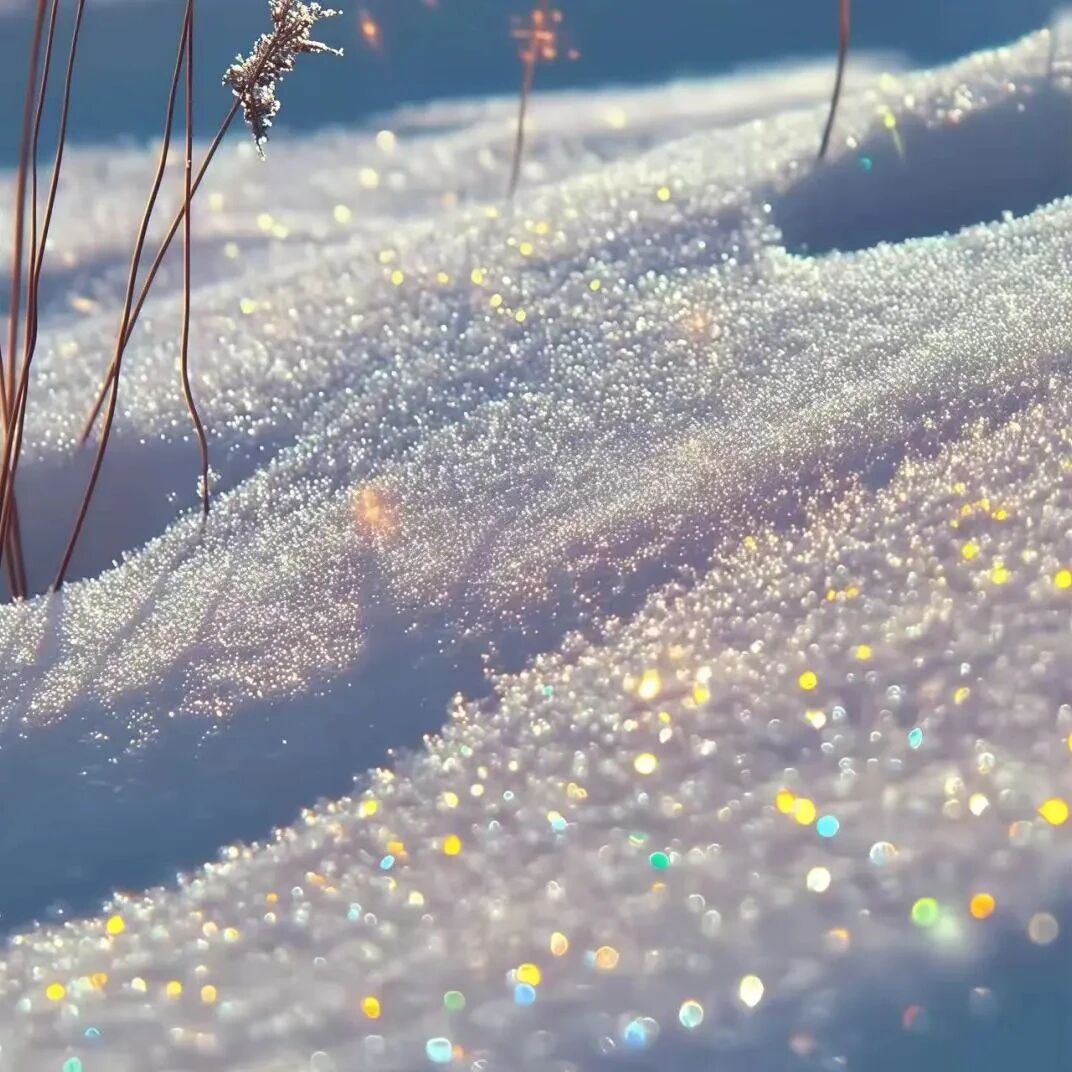 下雪背景图