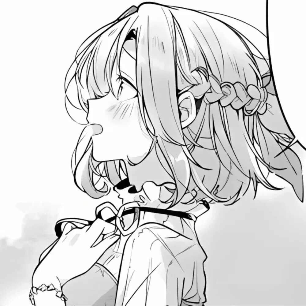 动漫头像  动漫女 动漫女头  动漫头像女 黑白动漫 黑白动漫头像