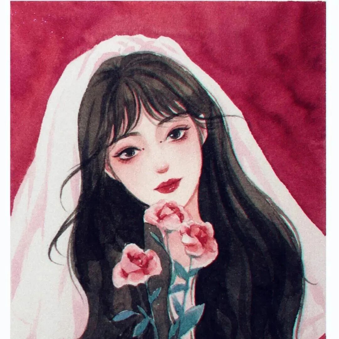 闺蜜头像 闺蜜 动漫闺蜜头像  三人闺蜜 三人闺蜜头像  婚纱 婚纱头像 手绘 手绘头像