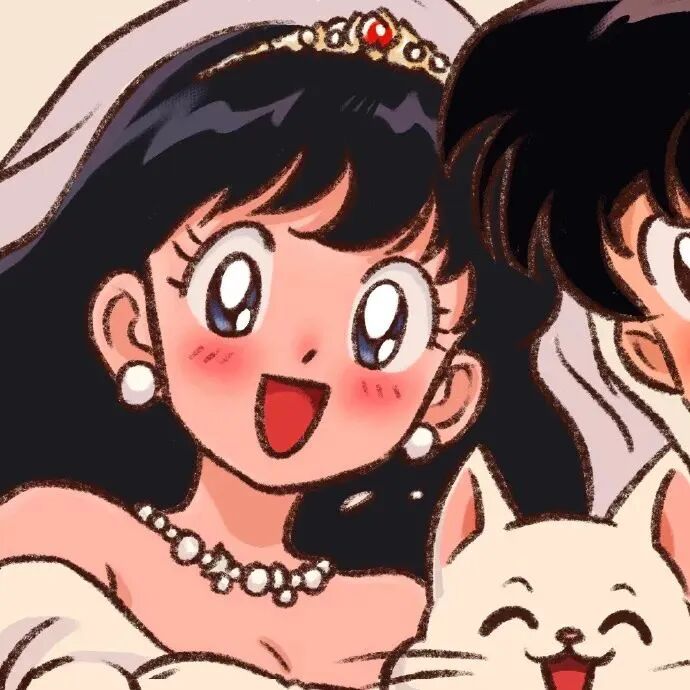 hunsalianrenai婚纱动漫情侣头像