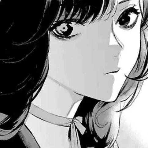 动漫头像  动漫女 动漫女头  动漫头像女 黑白动漫 黑白动漫头像