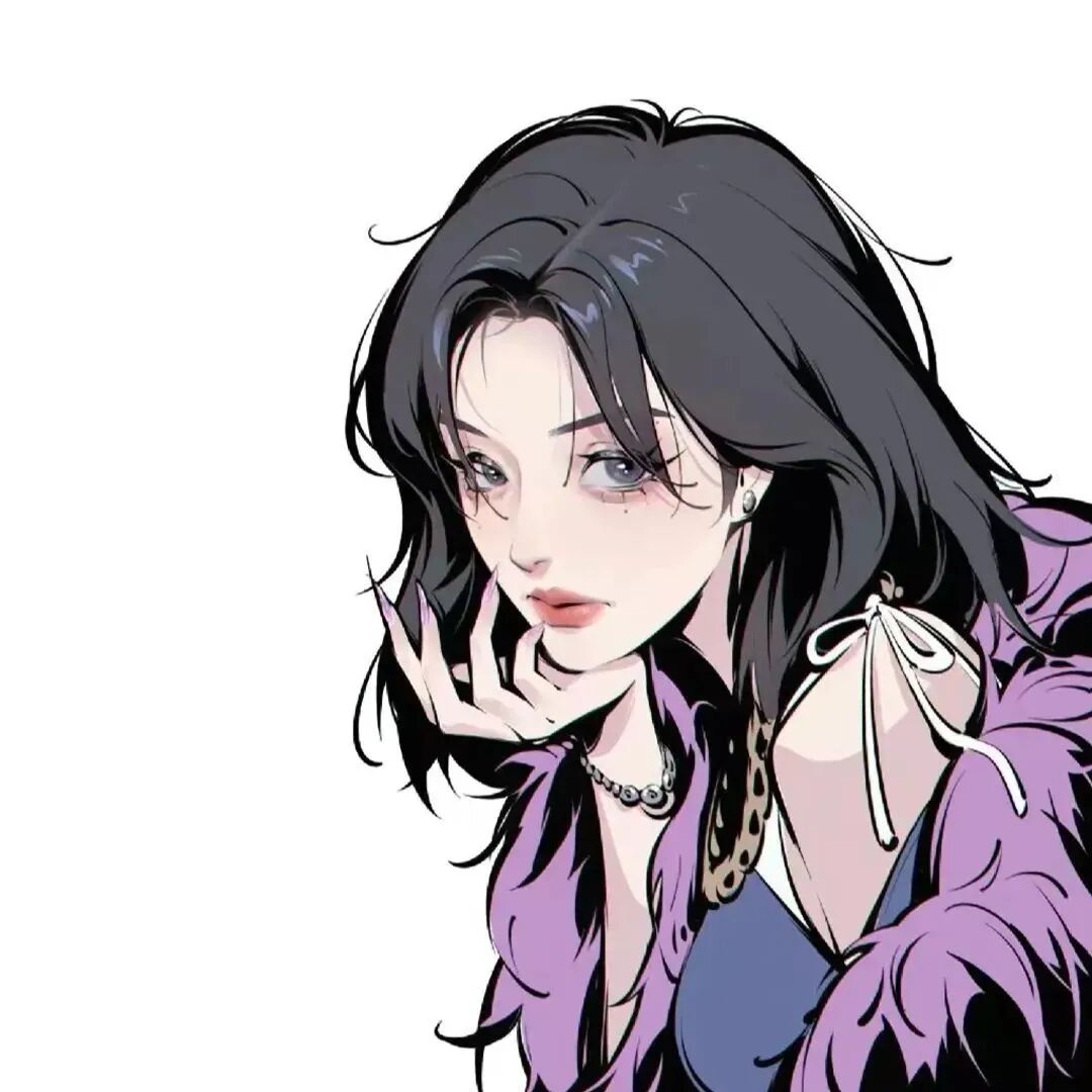 闺蜜头像 闺蜜 动漫闺蜜头像  四人闺蜜 四人闺蜜头像 白底 白底头像