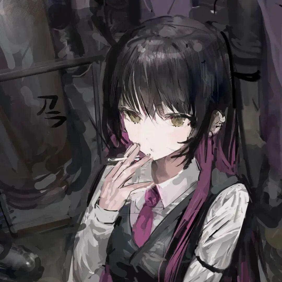 动漫头像  动漫女 动漫女头  动漫头像女 孤独感 孤独感头像