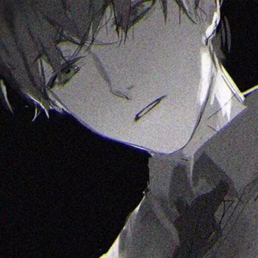 动漫头像 动漫男 动漫男头 动漫头像男 孤独感 孤独感头像