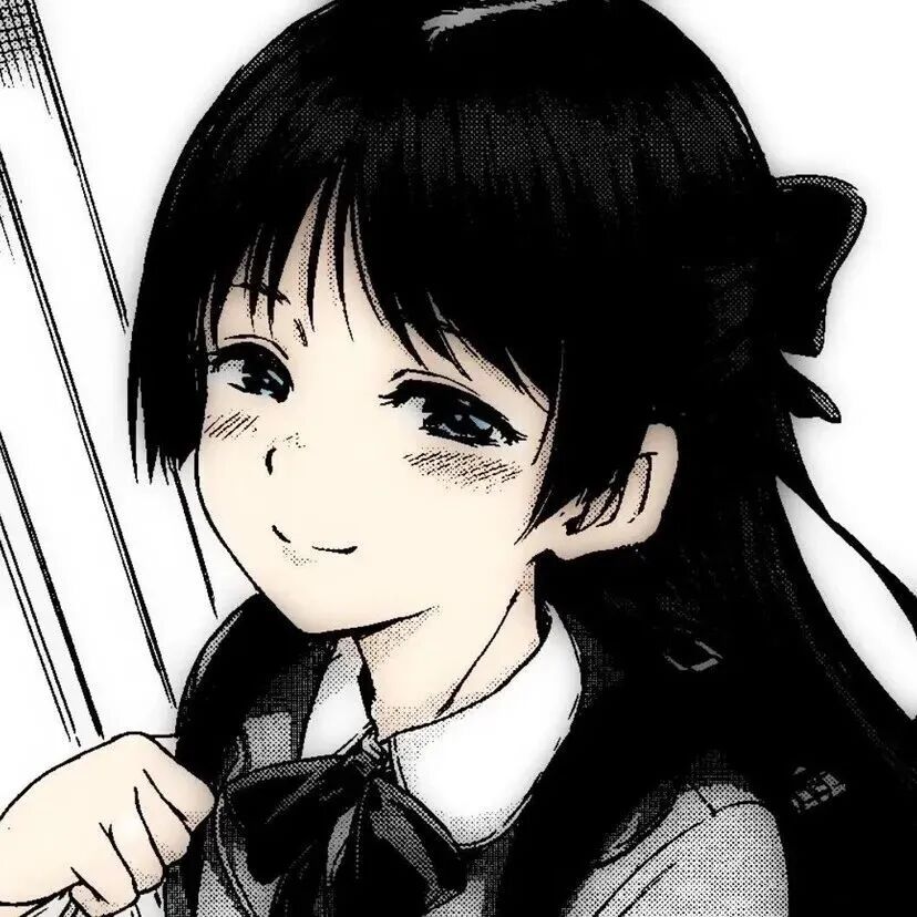 动漫头像  动漫女 动漫女头  动漫头像女 黑白动漫 黑白动漫头像