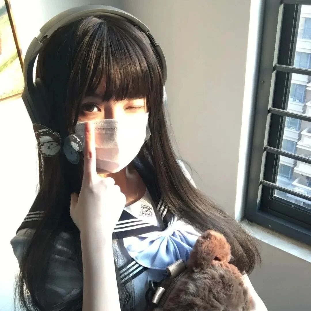 jk制服不露脸女生头像