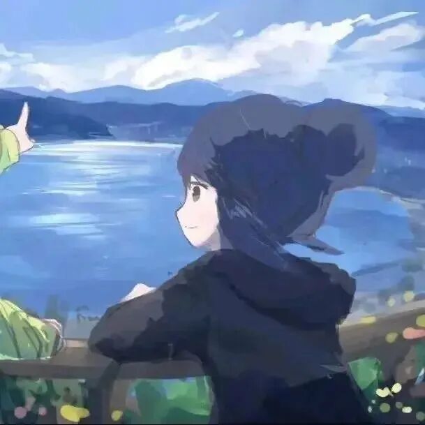 ernubgzhualiduoliya二人闺蜜头像插画闺蜜头像