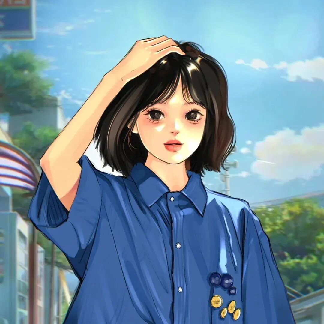 闺蜜头像 闺蜜 二人闺蜜 二人闺蜜头像 动漫闺蜜头像 手绘 手绘头像