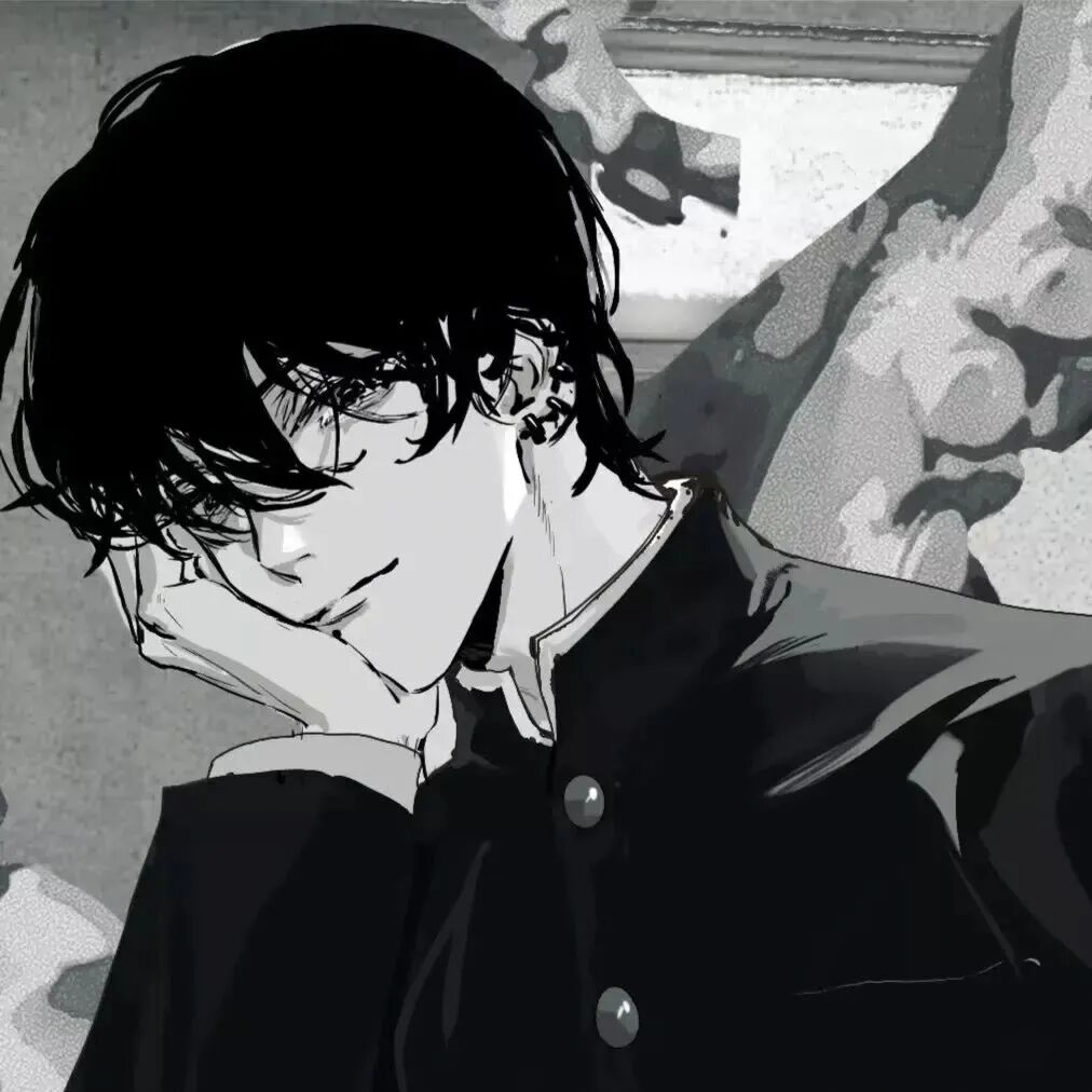 动漫 动漫头像 动漫男头 动漫头像男 黑白动漫头像 黑白动漫