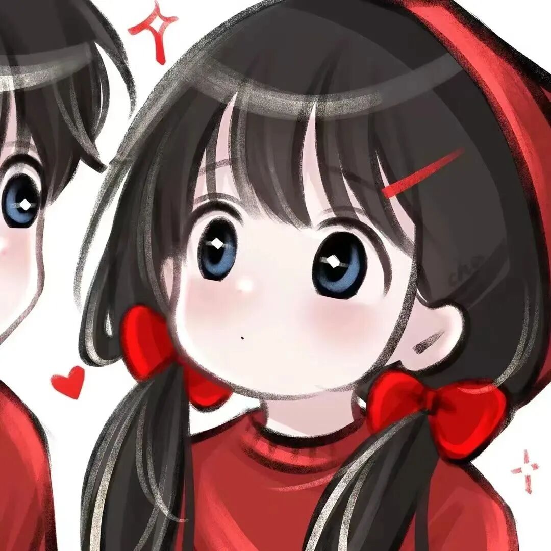xineytrhongbantianduoliya新年手绘情侣头像