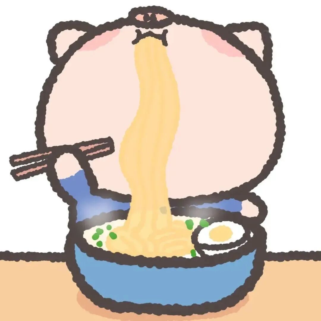 chimianlaqiriktduoliya可爱吃饭三丽鸥kt猫卡通情侣头像