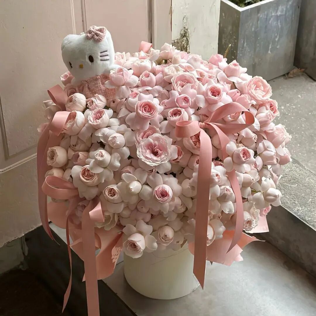 唯美鲜花朋友圈背景图