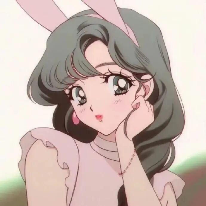 古早感动漫头像女
