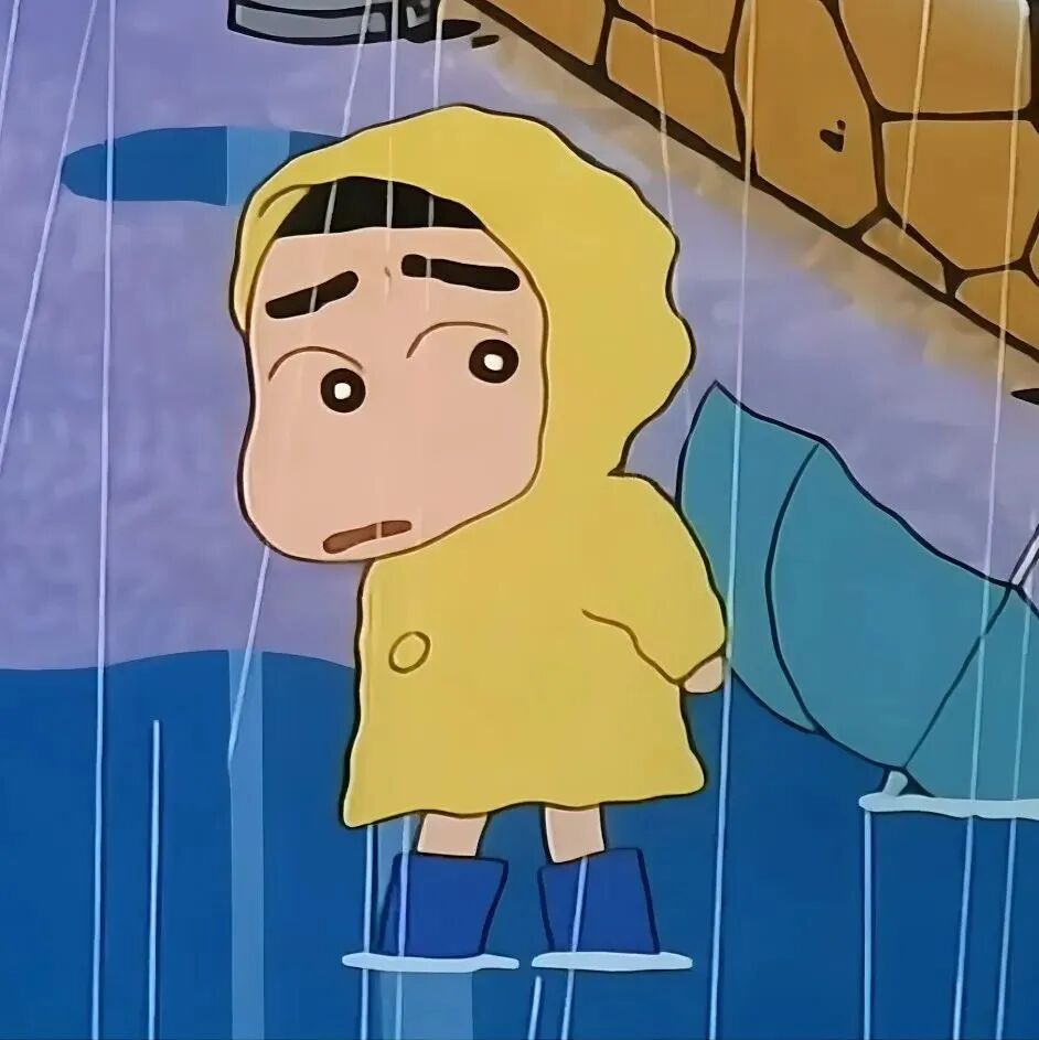 蜡笔小新孤独感卡通头像