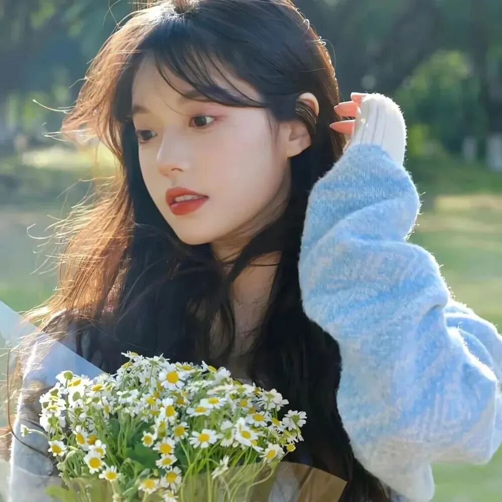 鲜花小清新女生头像