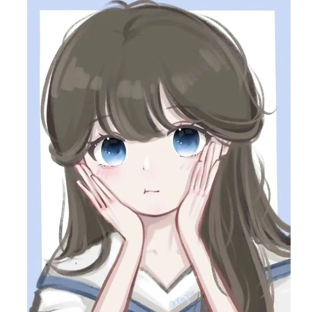 甜妹手绘动漫头像女