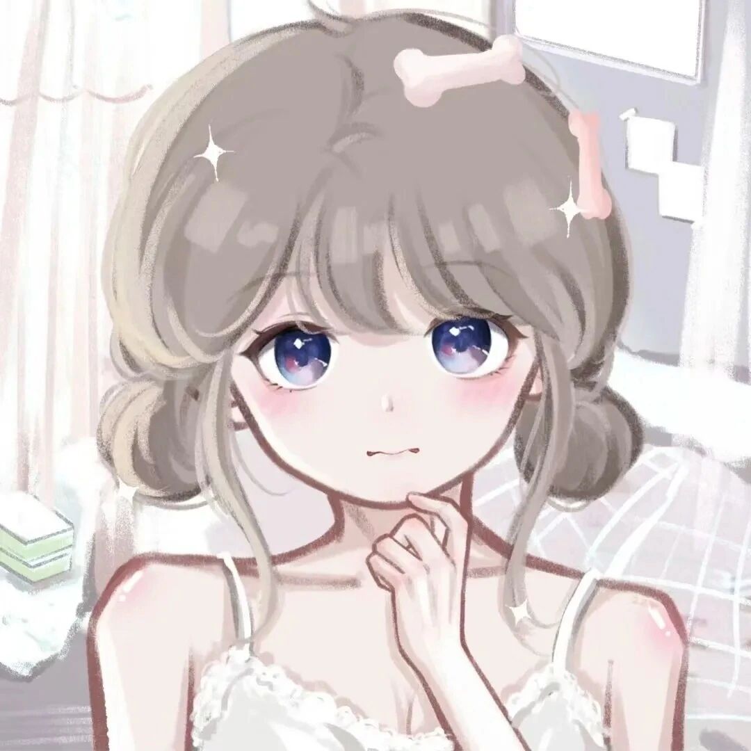 甜妹手绘动漫头像女