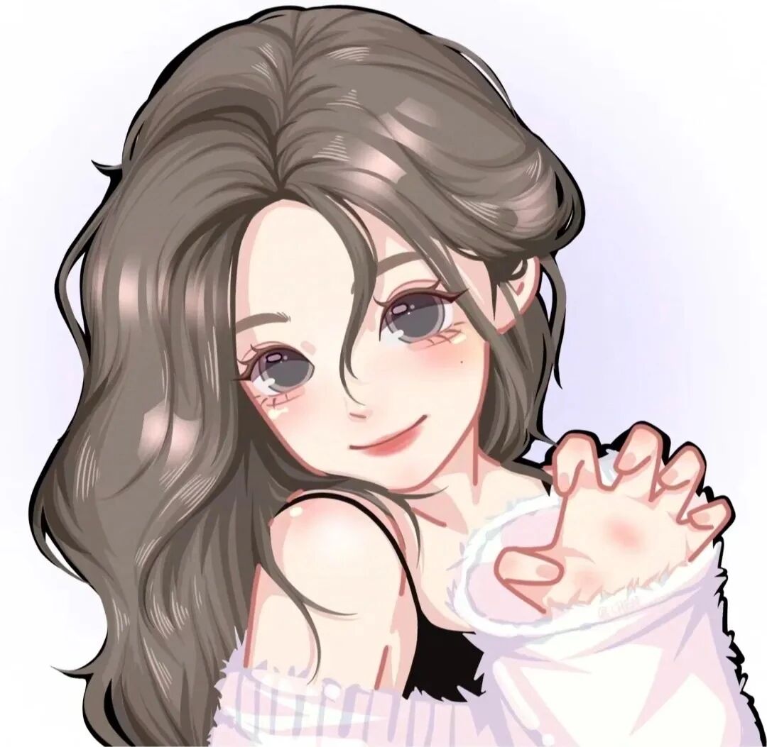 甜妹手绘动漫头像女