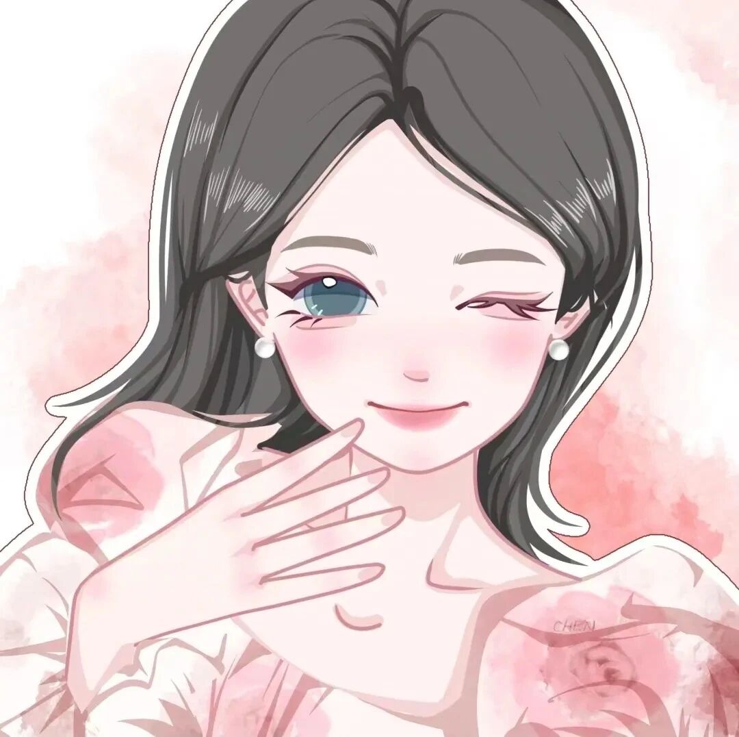 甜妹手绘动漫头像女