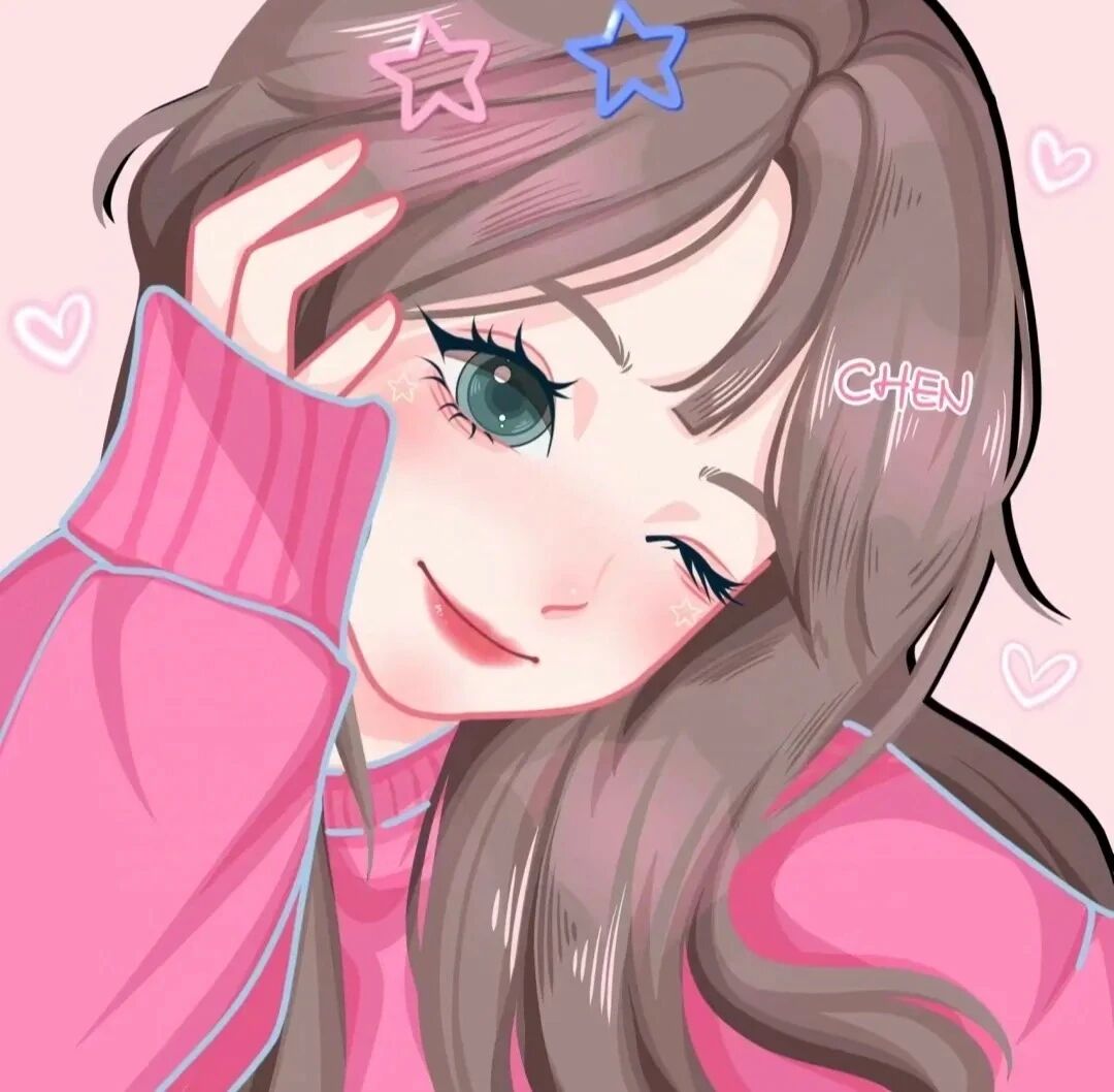甜妹手绘动漫头像女