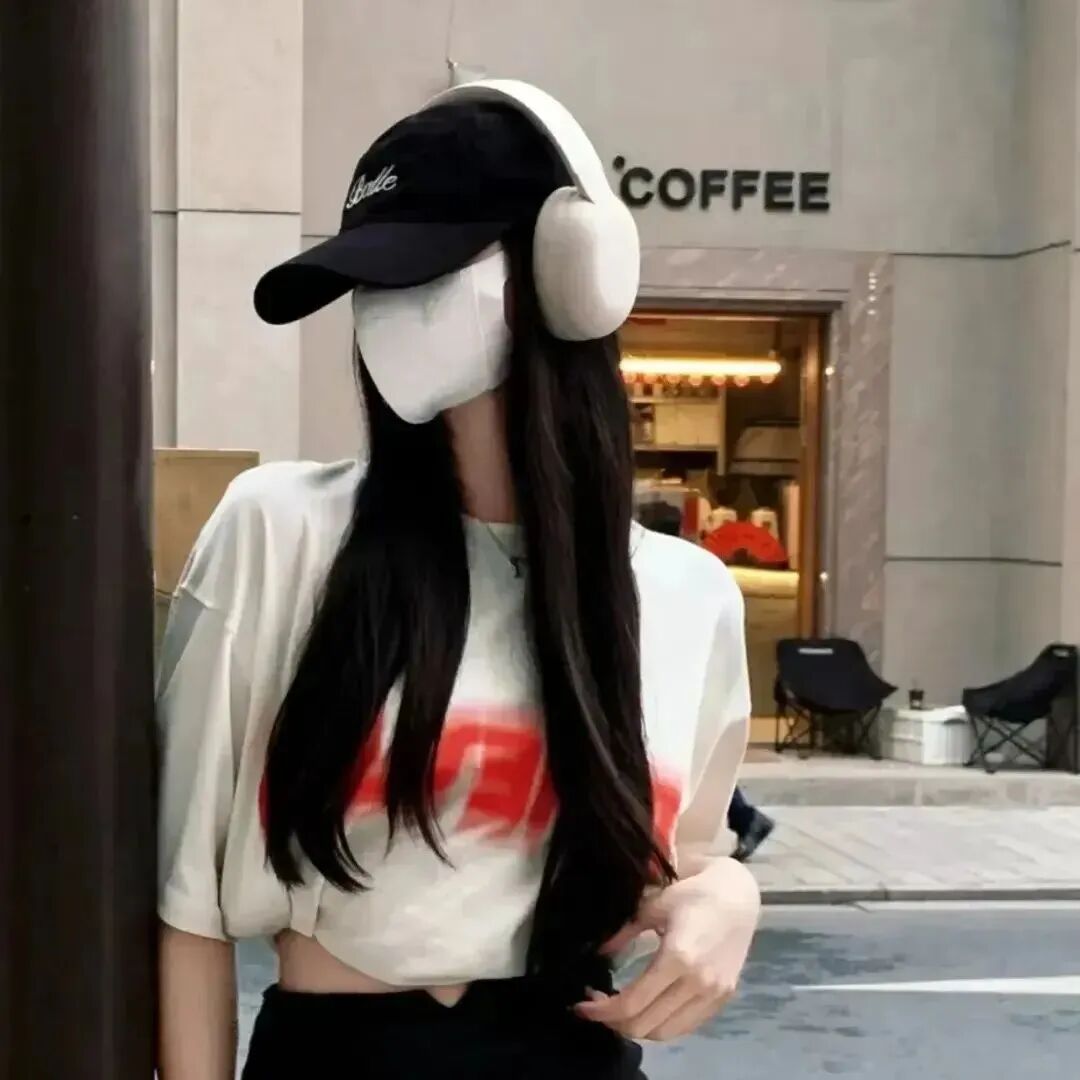 xiuximaodanuytrxinsan休闲帽单人真人情侣头像