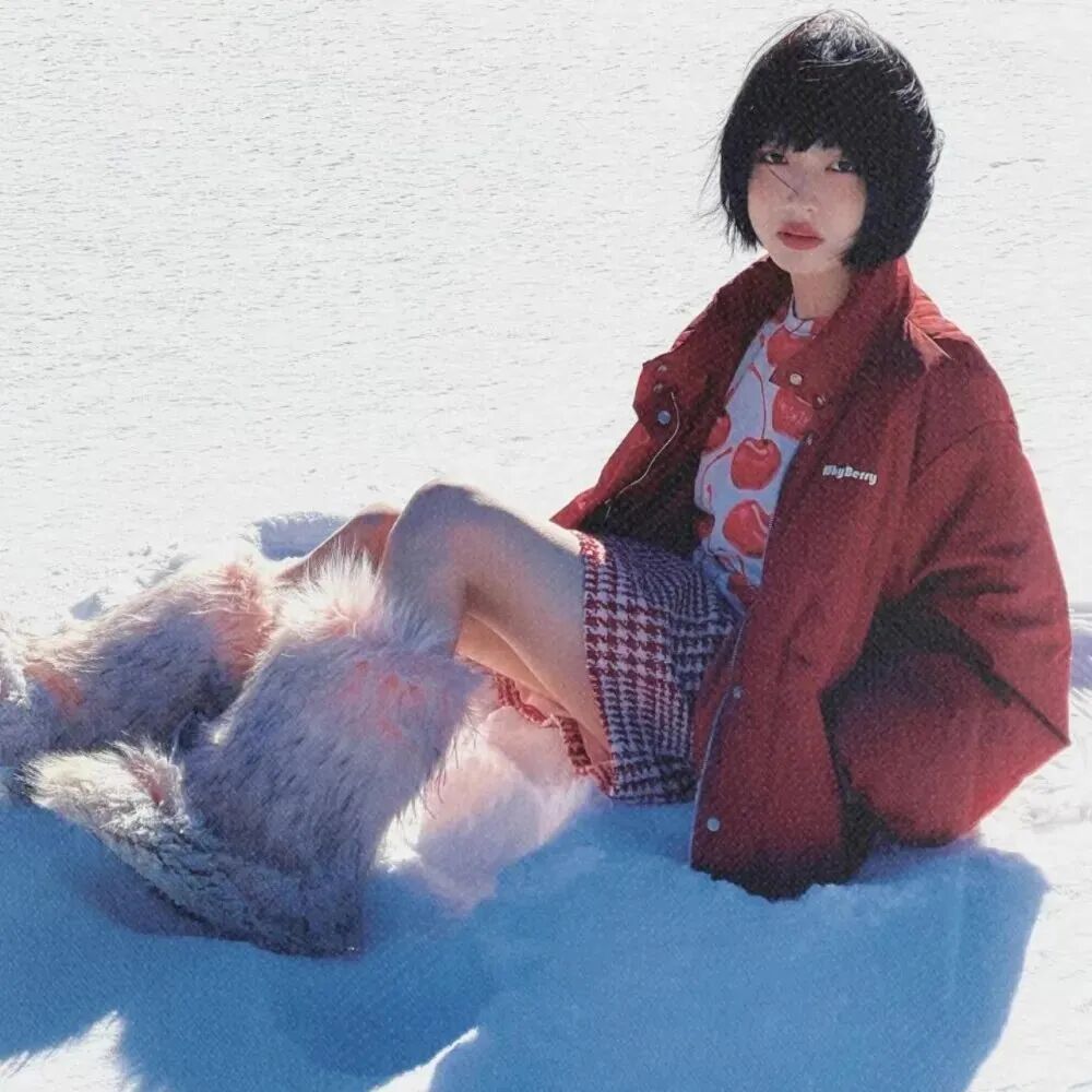 冬天温柔女生头像