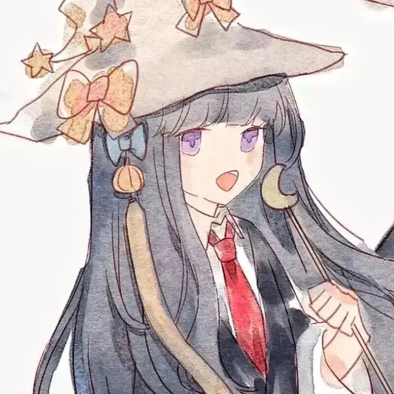 情头 情侣头像 动漫情头 动漫情侣头像 魔术师 一人一半 甜